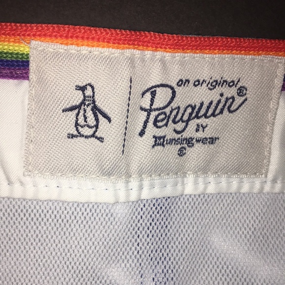 NWT Penguin by Munsingwear “Surf the Web” Men’s Swim Trunks - Picture 3 of 9